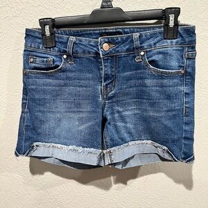 Celebrity Pink Dark Blue Jean Shorts